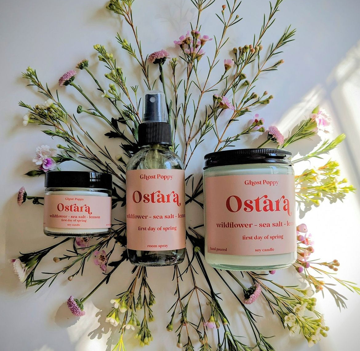 Ostara Mini Candle- 2" Ostara Ritual Candle