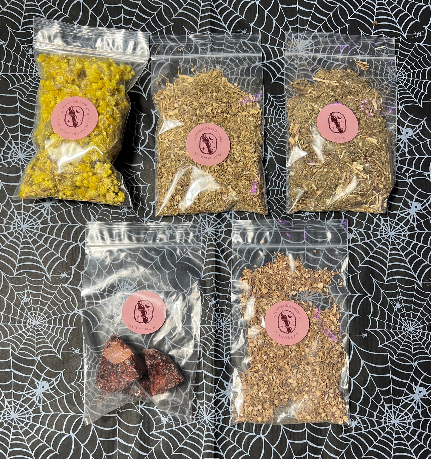 Witch Herbs and Flowers - Select from a variety herbs, roots and flowers