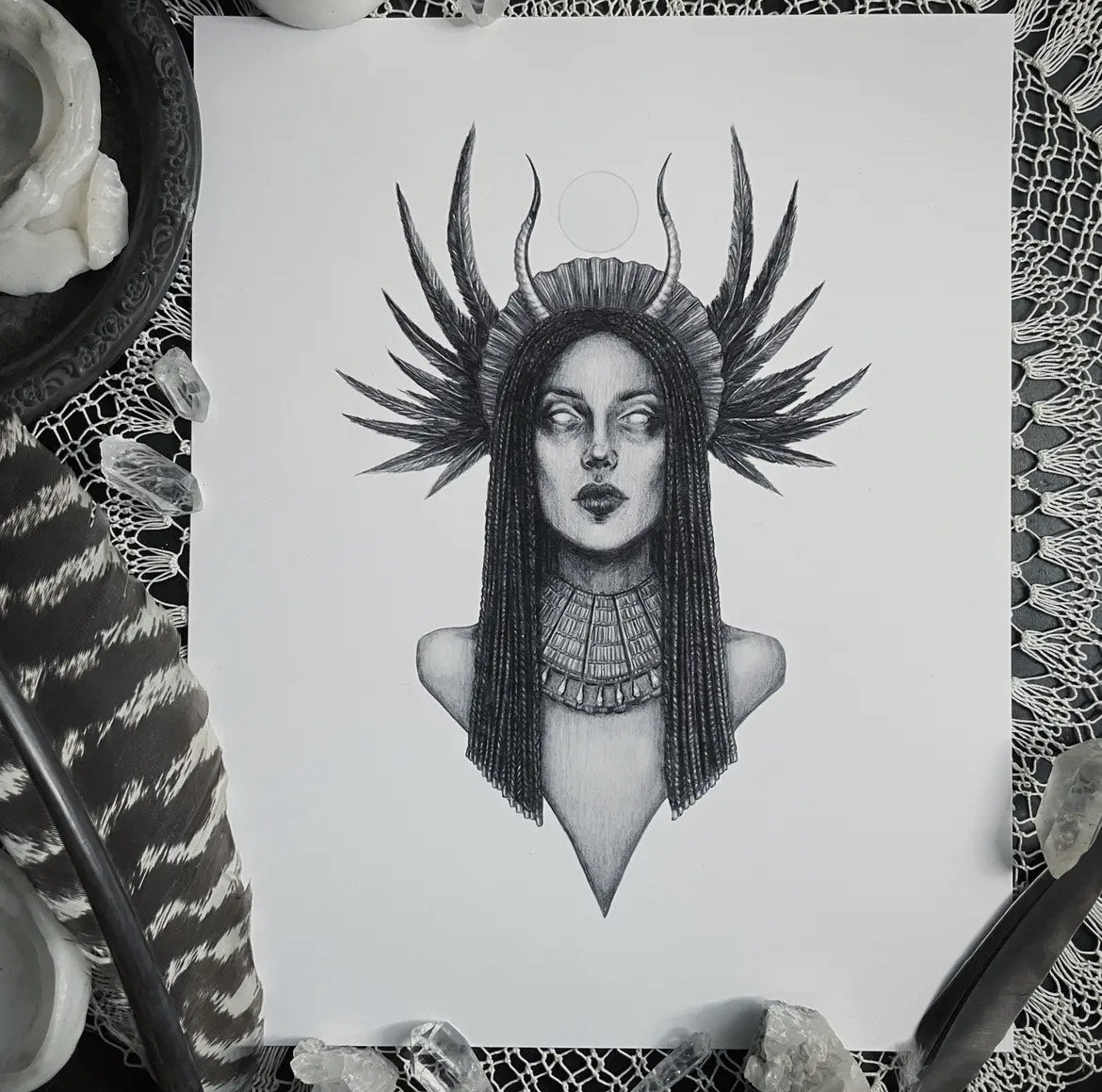 Isis Fine Art Print - Egyptian Goddess of Healing and Magic