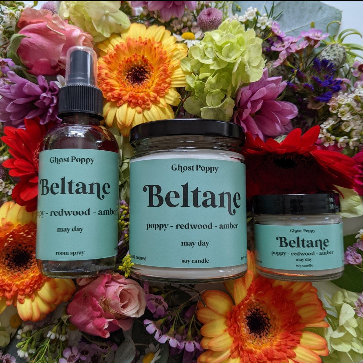 Beltane Mini Candle- Beltaine 2 fluid oz Candle