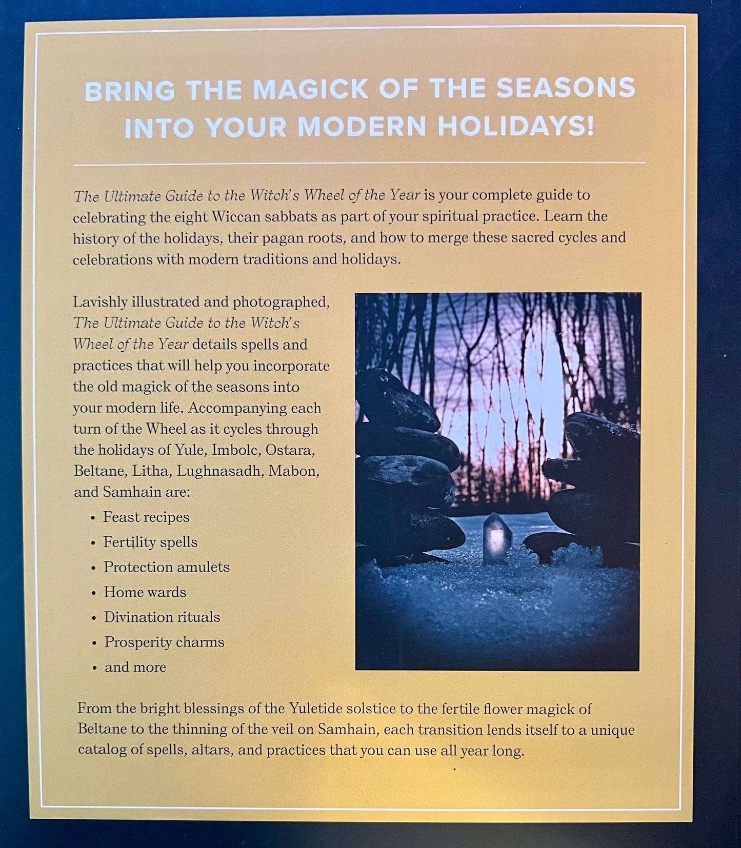 Ultimate Guide To the Witch's Wheel of the Year- Anjou Kiernan