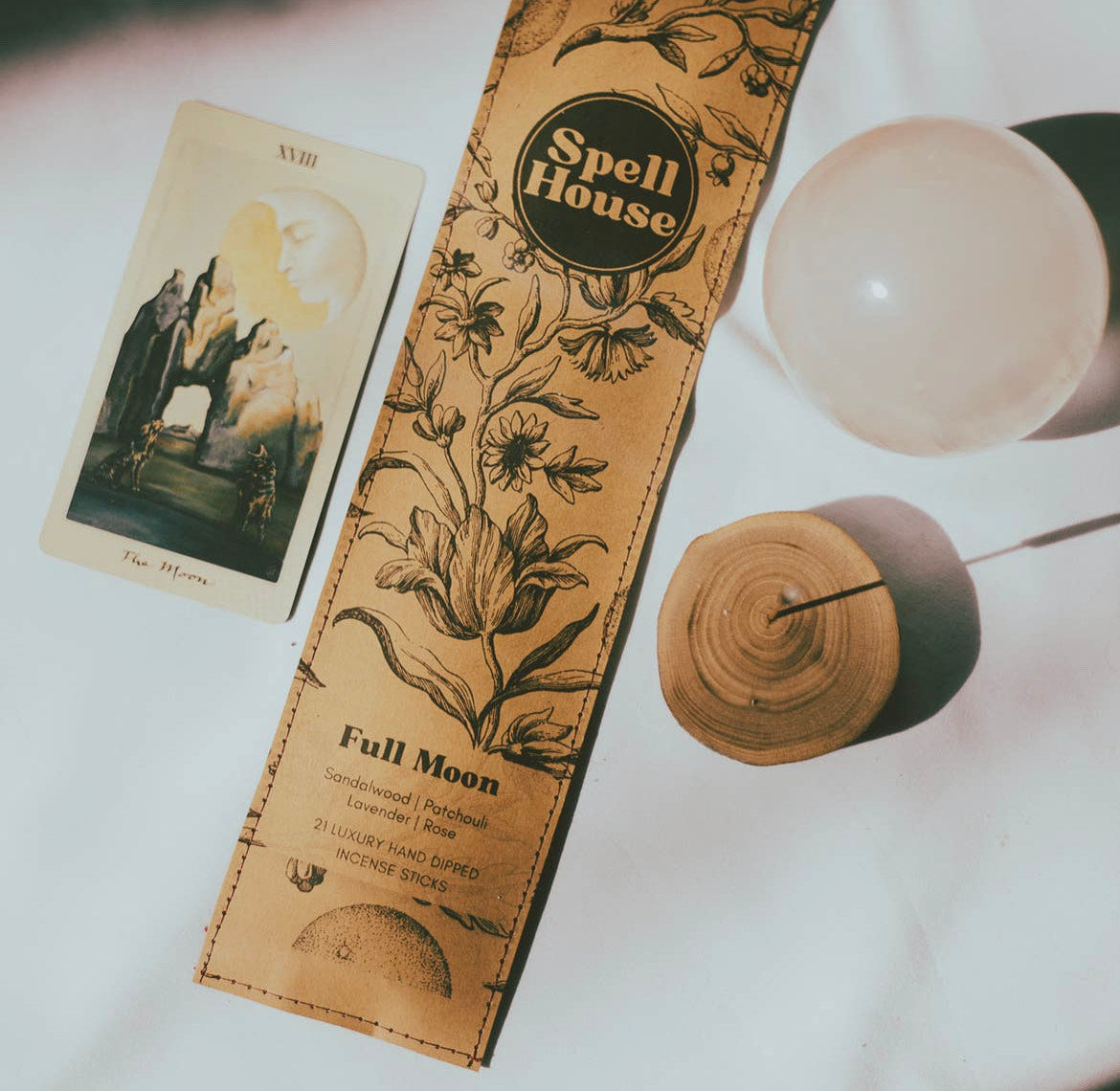 Full Moon Incense Sticks- Spell House