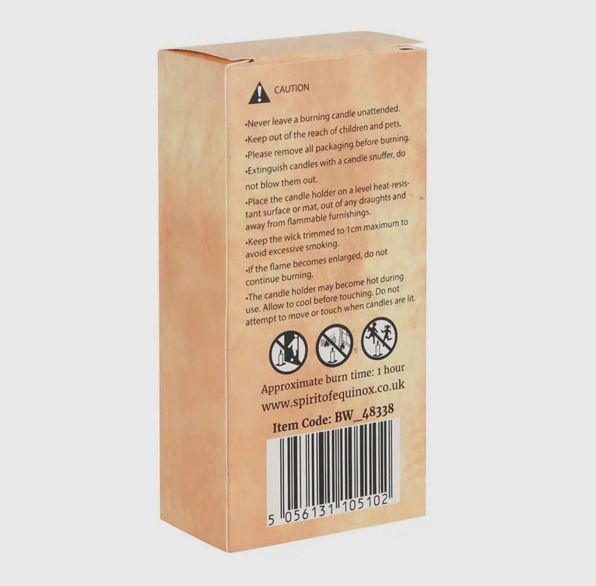Set of 6 Cream Beeswax Magic Spell Candles-White