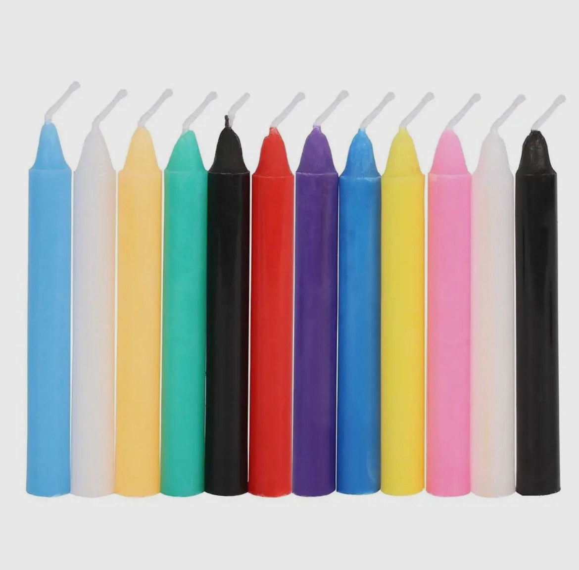 Set of 12 Mixed Magic Spell Chime Candles