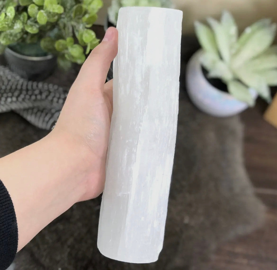 Selenite Candle Holder - 3 Votives