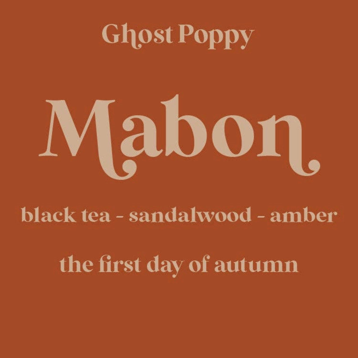 Mabon / Autumn Equinox Candle