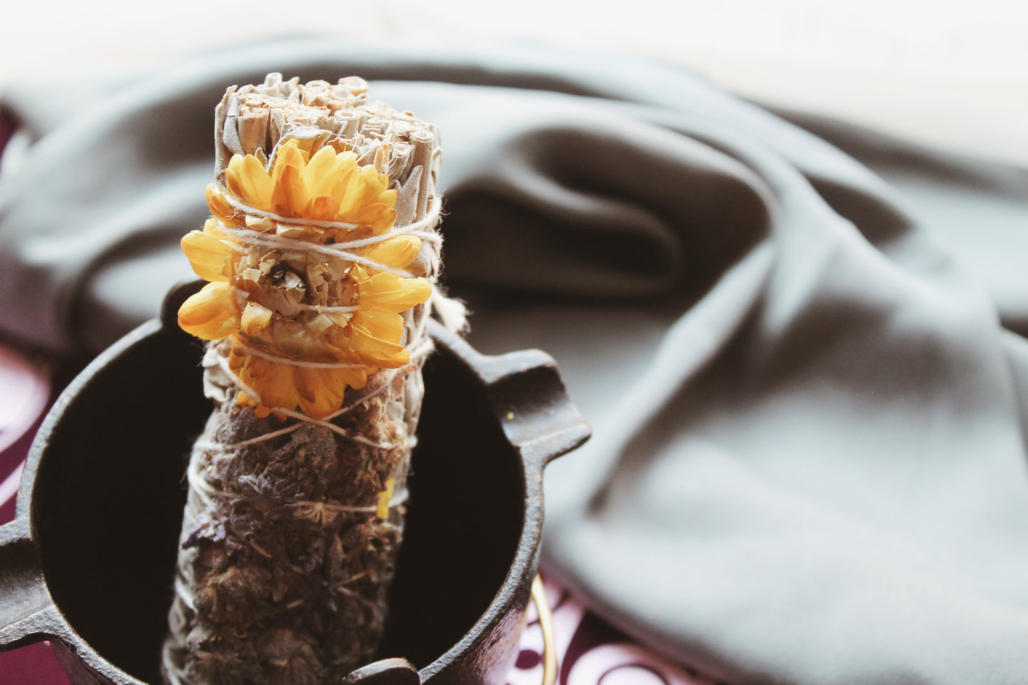 Stress Relief, Calming, Peace, Anti-Anxiety, Serenity Ritual Kit Witch Box 19 Items
