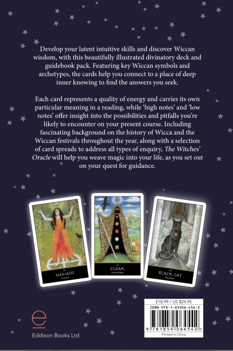 The Witches Oracle: Book and Cards by Sally Morningstar