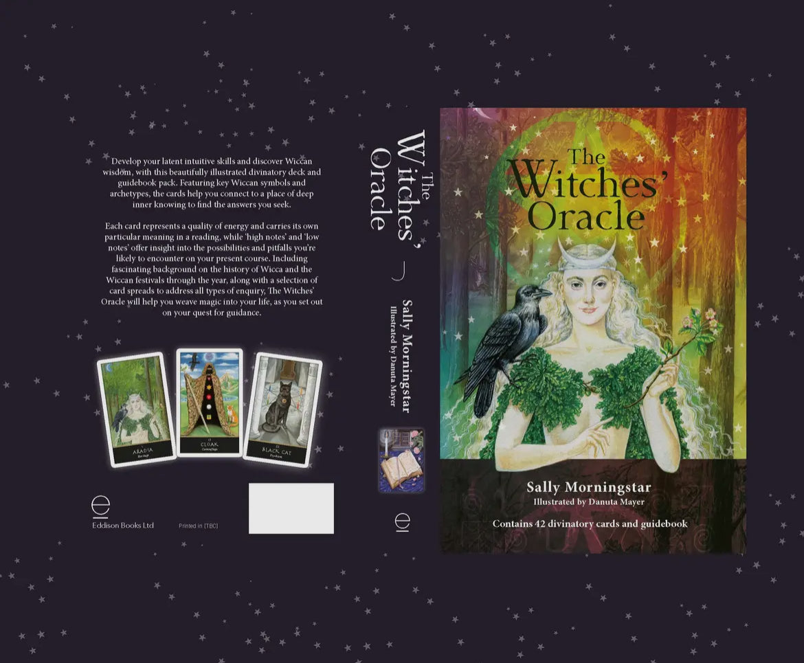 The Witches Oracle: Book and Cards by Sally Morningstar