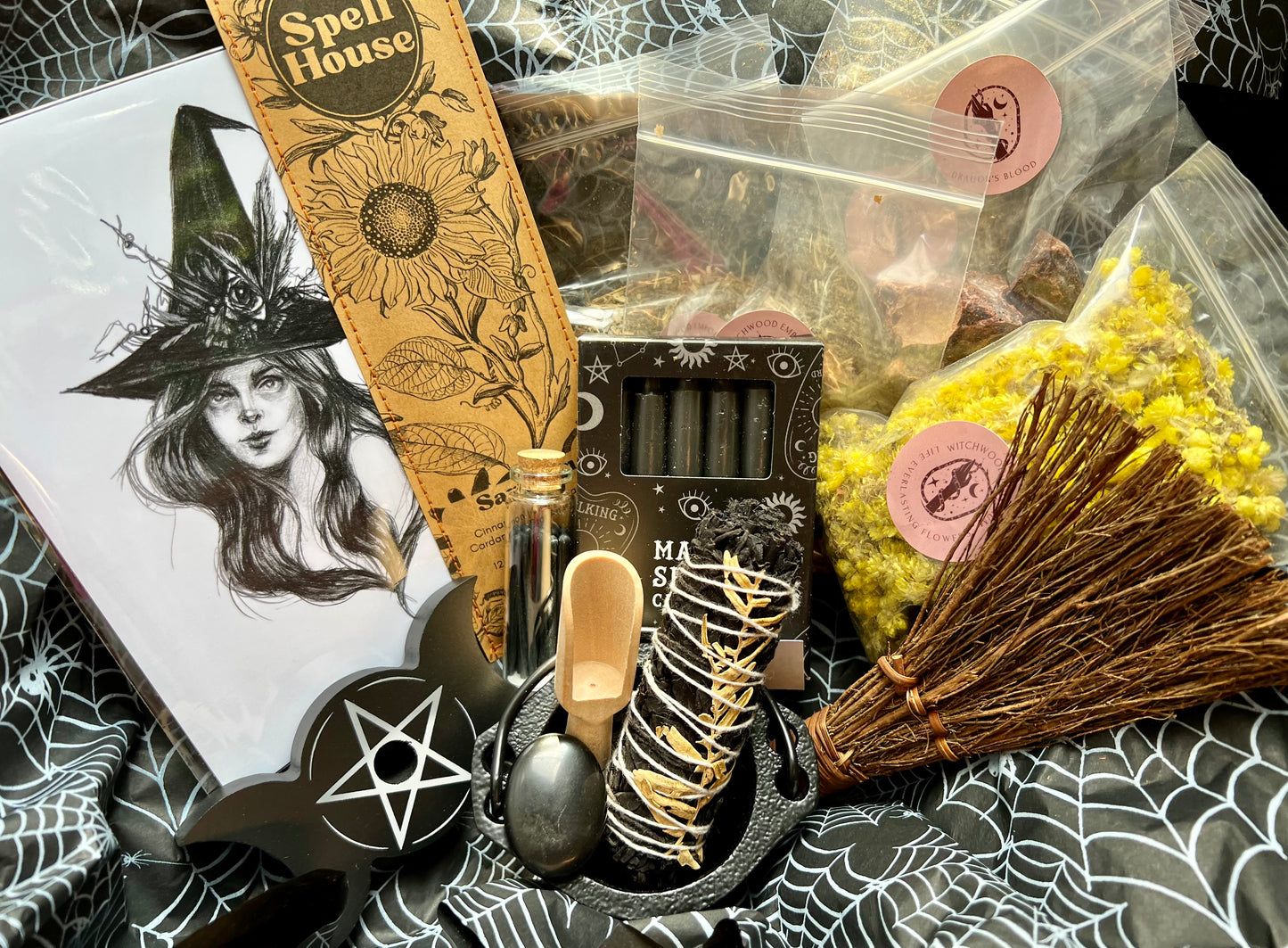 Samhain Witch Spell Box Kit- 16 Items