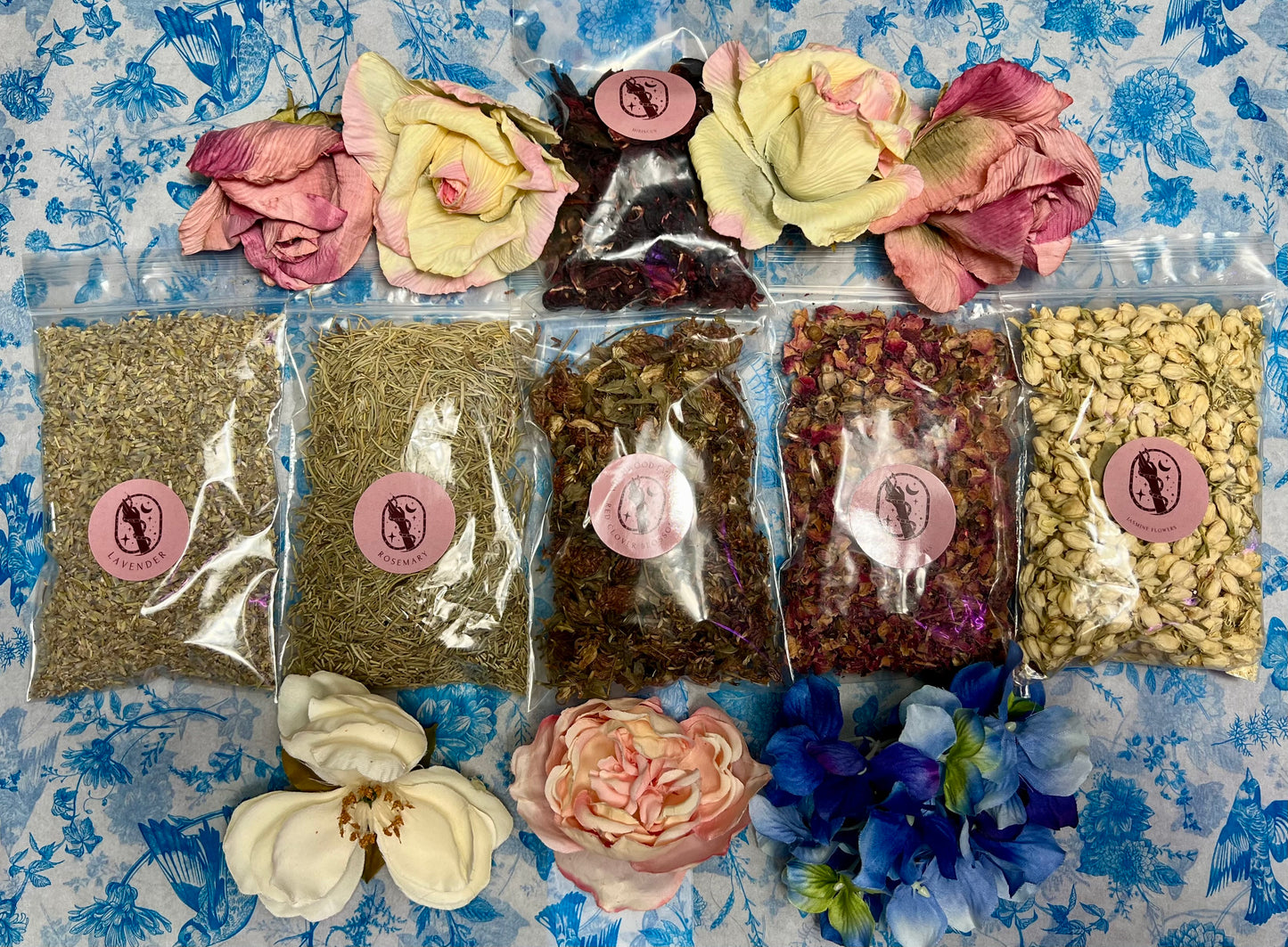 Ostara Six Herbs and Flowers Witch Box- Spring Equinox