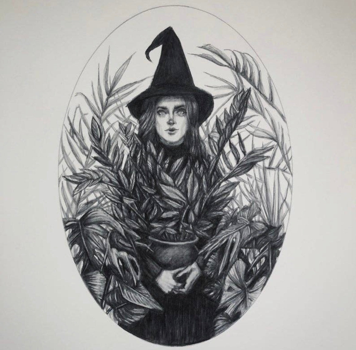 Green Witch Fine Art Print - Witchcraft