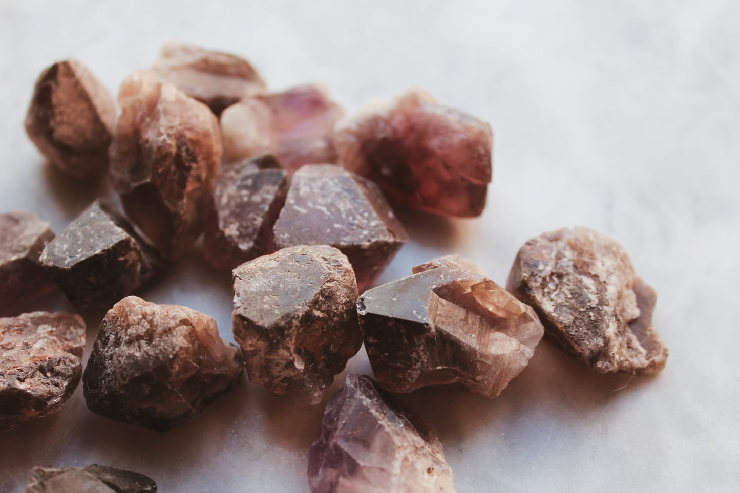 Raw Smoky Amethyst Quartz Crystal