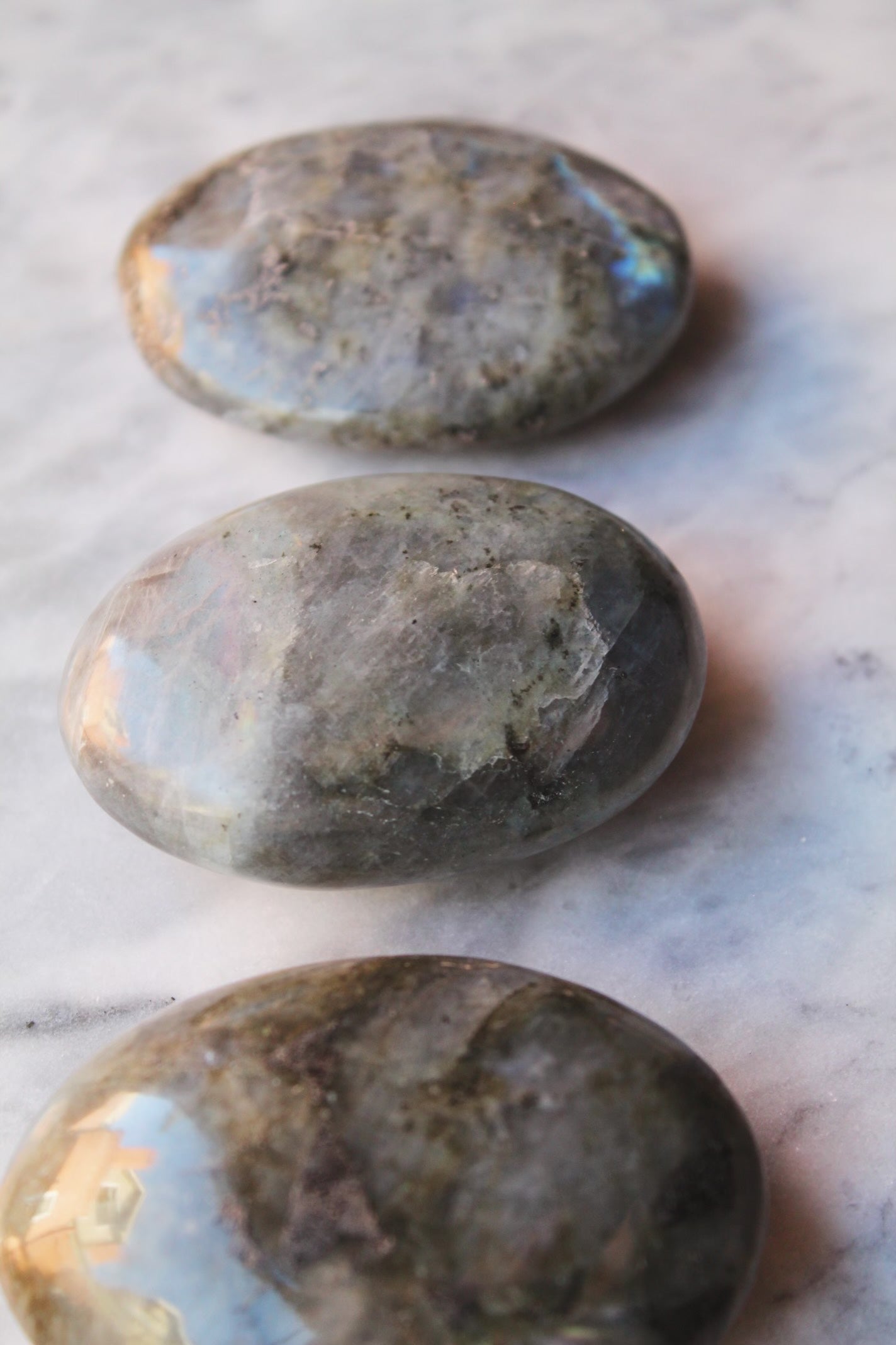 Labradorite 2" Pocket/Palm Stone Crystal