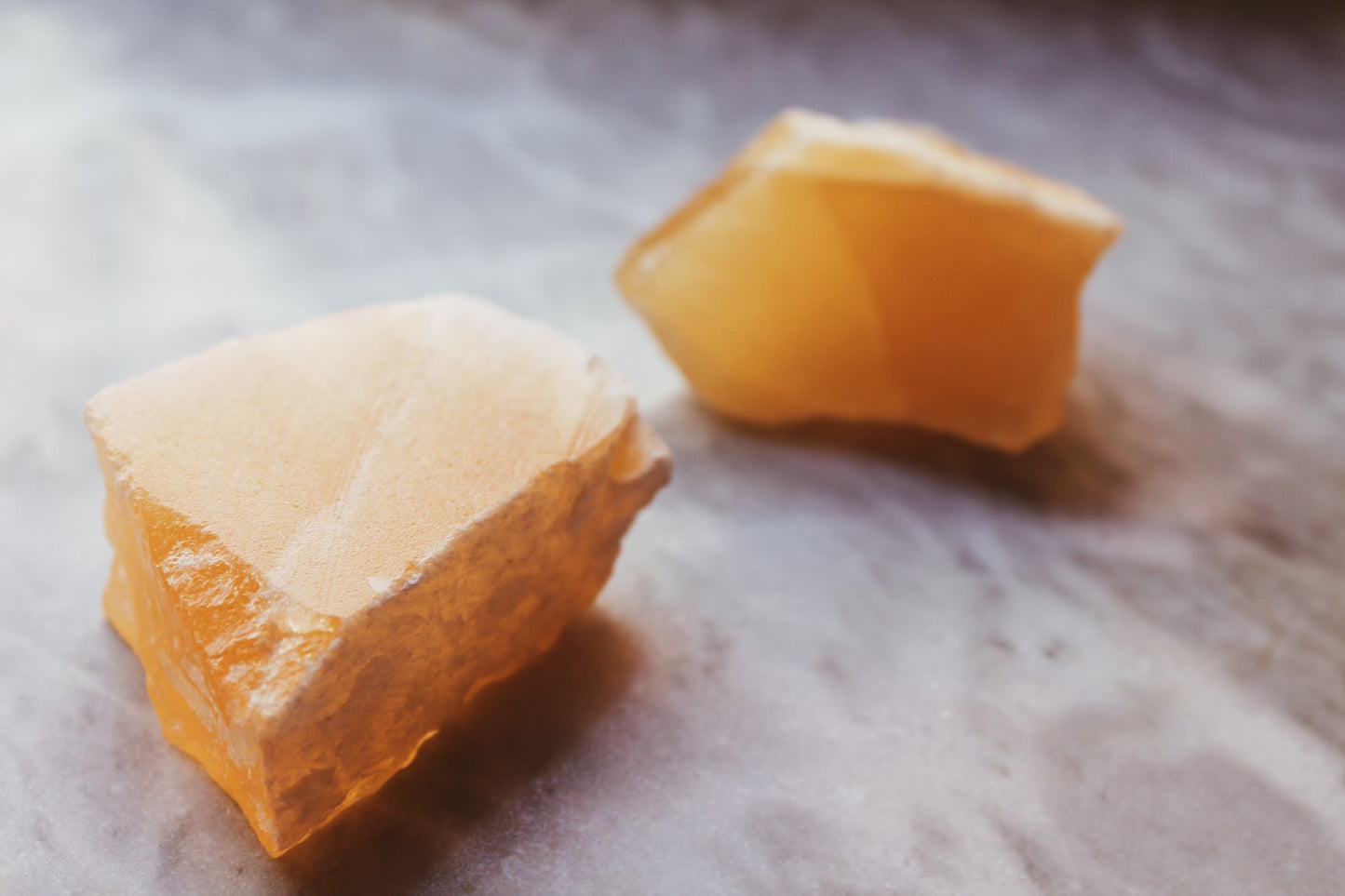 Golden Calcite Raw /Honey Comb Calcite Rough Cut Healing Crystal