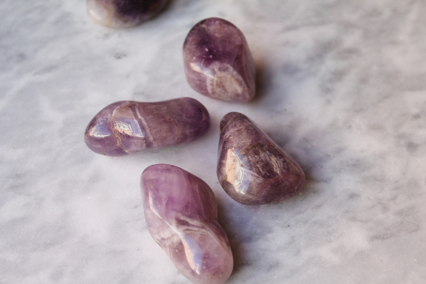 Tumbled Polished Amethyst Crystal