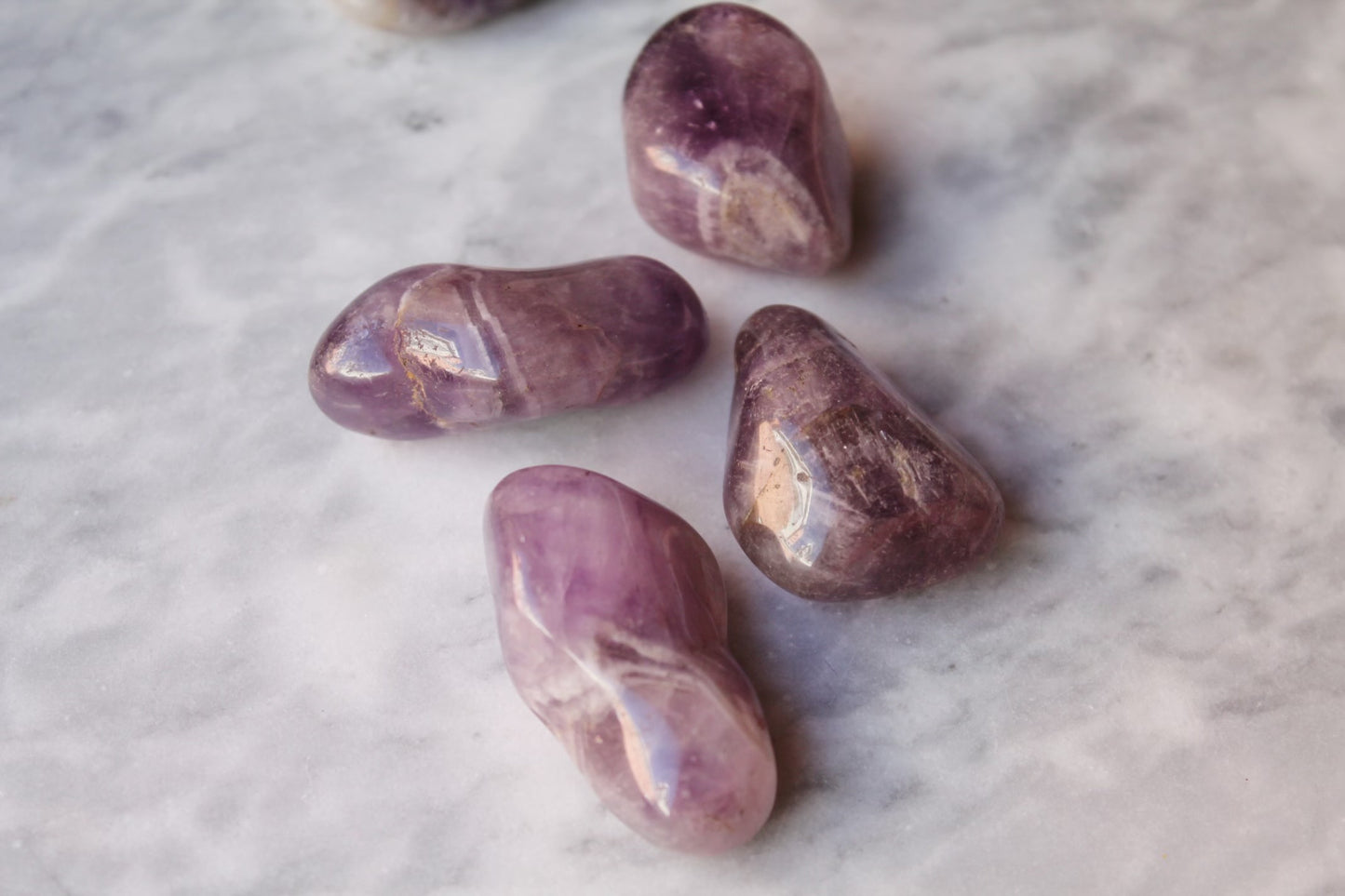 Tumbled Polished Amethyst Crystal