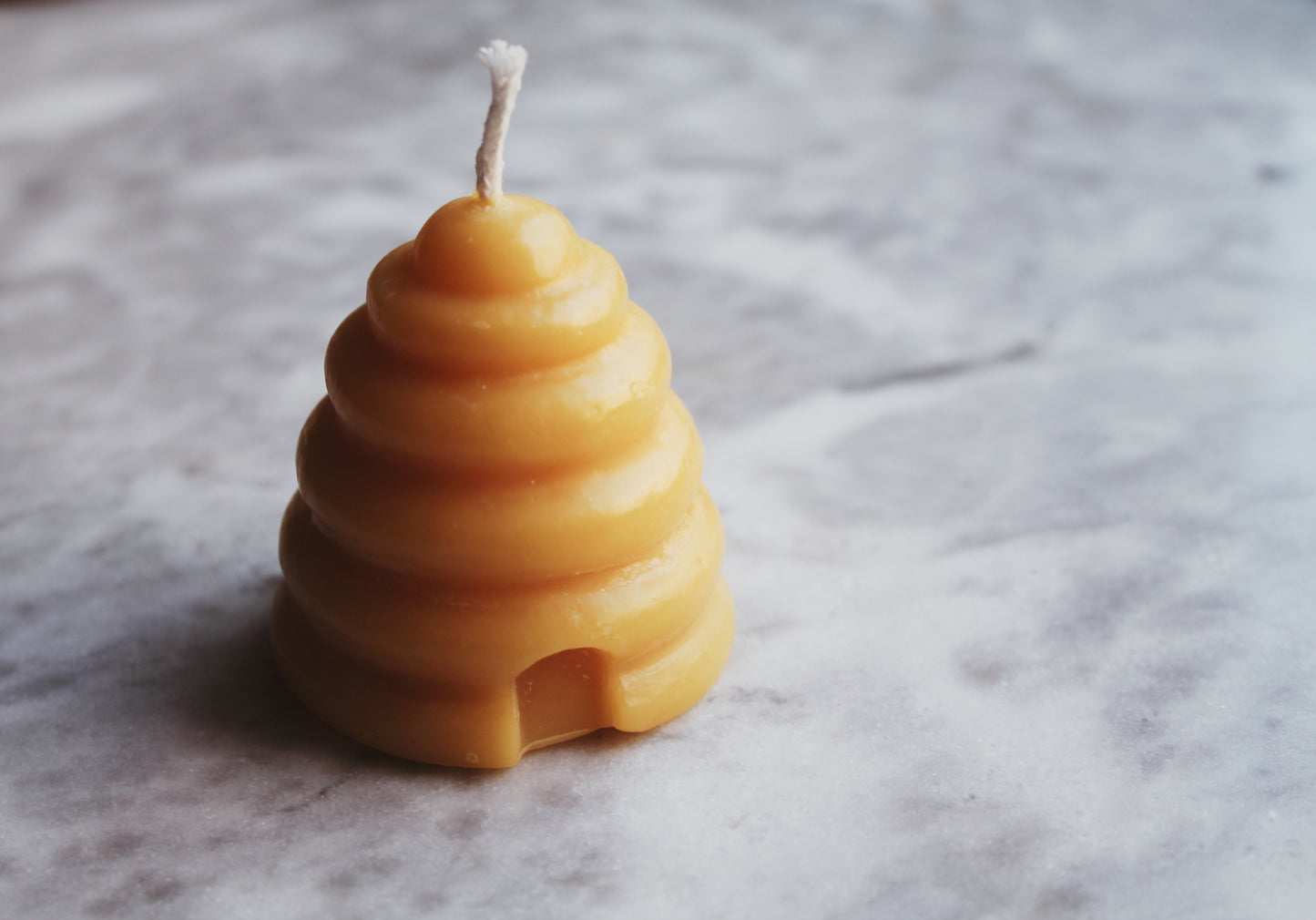 100% Pure Beeswax Mini Skep Votive Candle