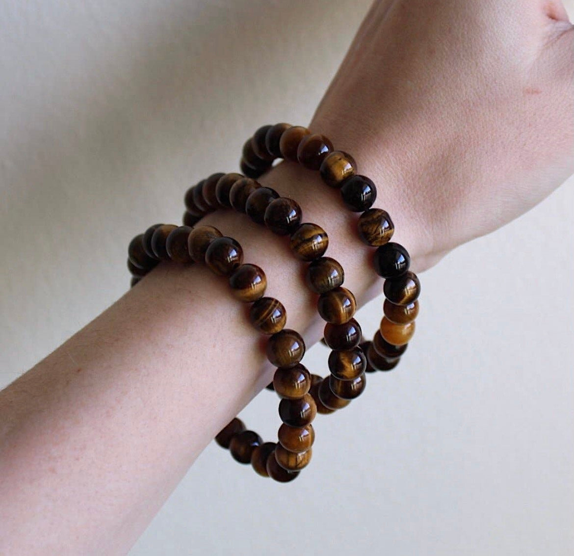 Tiger's Eye Bracelet 8mm- Healing Crystal Bracelet