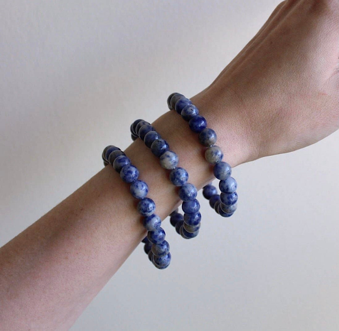 Sodalite Bracelet 8mm, Crystal Bracelet