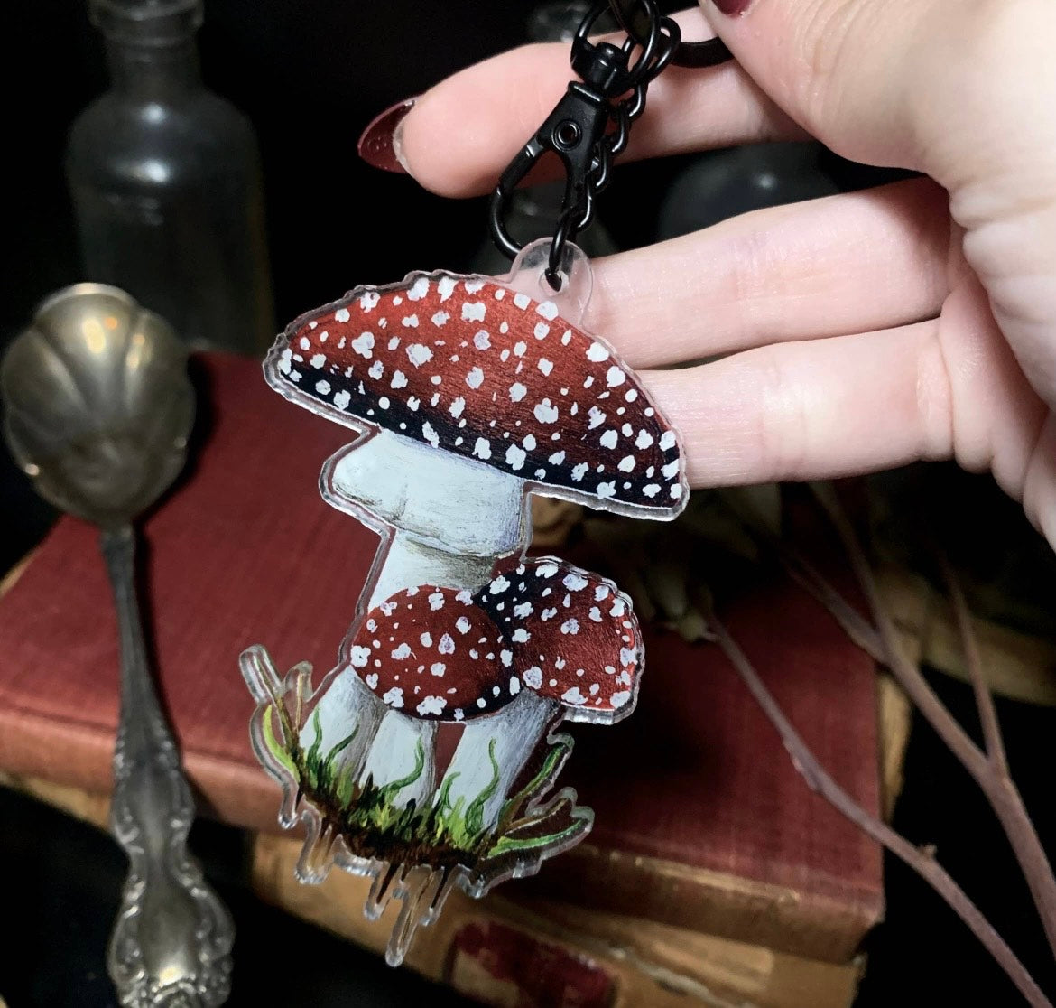 Mushroom Keychain | Cottagecore | Accessory | Witchy
