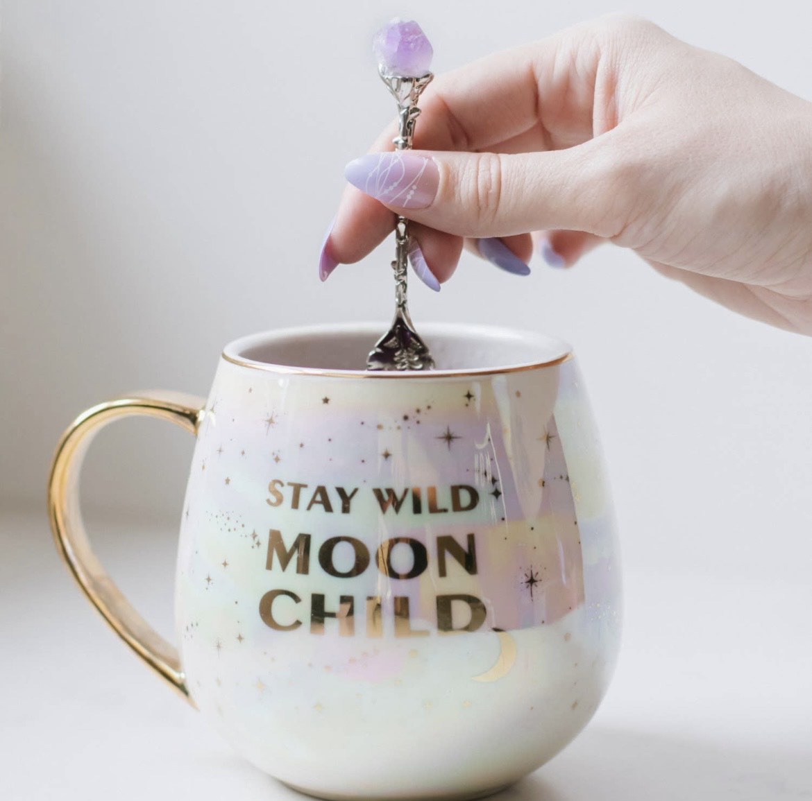 Moon Child - Mug Gift Set with Amethyst Tea Accessories