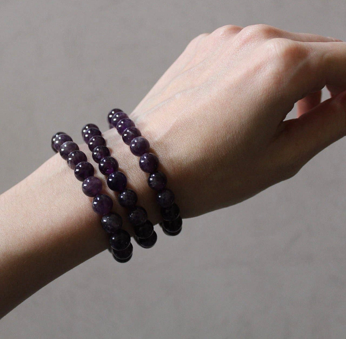 Amethyst Crystal Bracelet 8mm